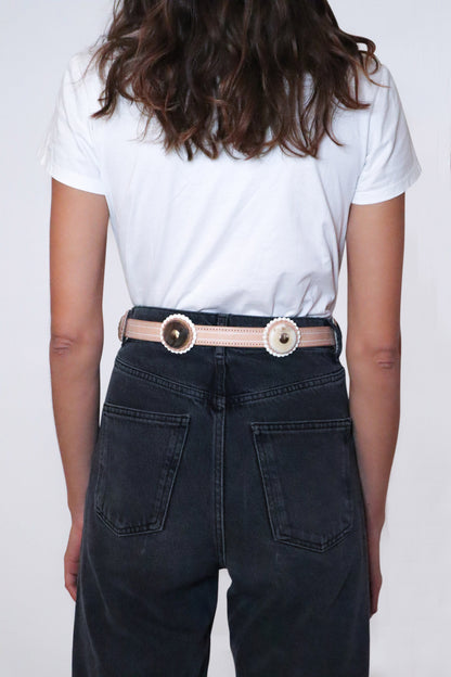BEIGE CHARRO BELT