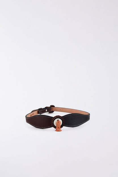 MIXED CORRELLON BELT BLACK AND BROWN