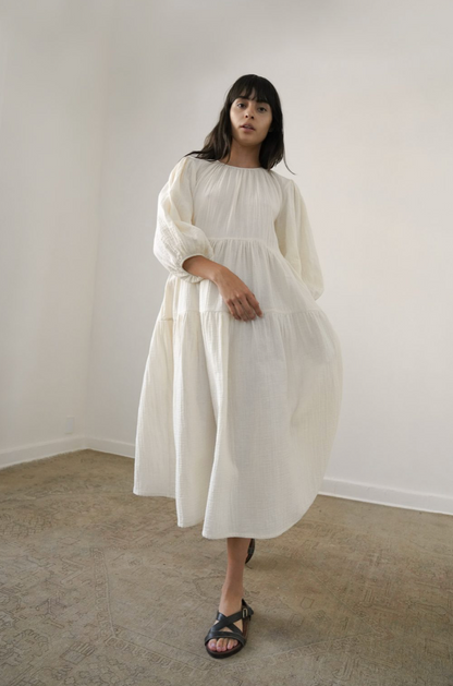 NELLA DRESS - CREAM